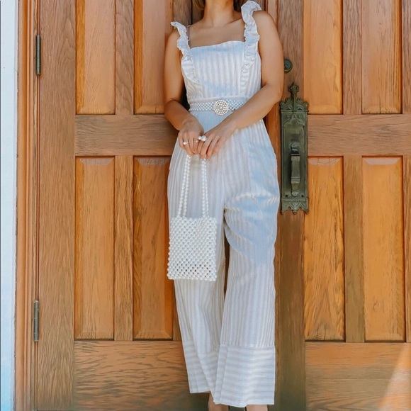 Taupe Jumpsuit - Picture 2 of 5